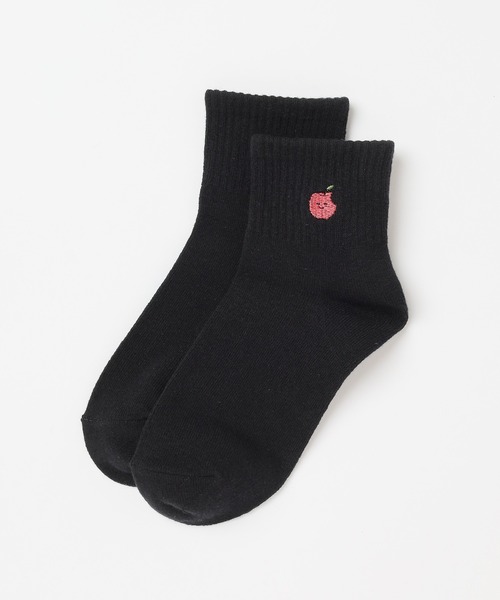 【生産終了/②③完売】バーバリー メンズ ワンポイント 黒 ソックス 靴下 ライン入りワンポイントソックス（ソックス/靴下）｜Honeys