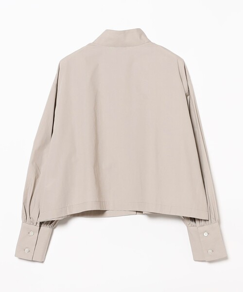 SETTO（セット）の「SETTO / BS OKKAKE SHIRT（シャツ/ブラウス・レディース・ライトグレー・ONE SIZE）」の4枚目の写真