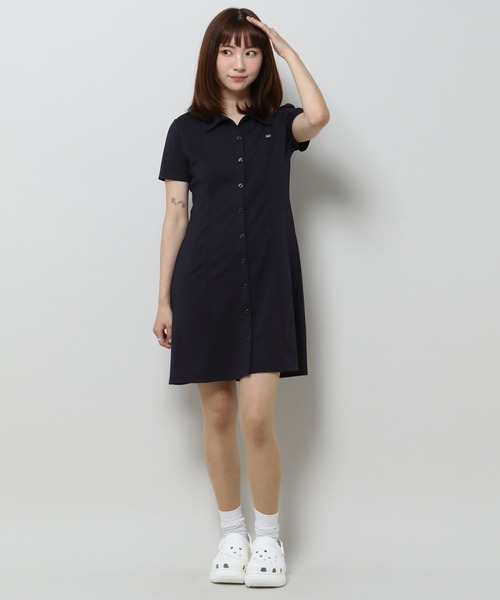 3.3 Field Trip （3.3フィールドトリップ）の「3.3 Field Trip／シャツカットミニワンピース（ワンピース・レディース・ブラック/ブルー・FREE）」の21枚目の写真