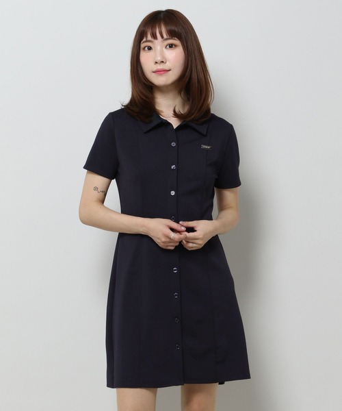 3.3 Field Trip （3.3フィールドトリップ）の「3.3 Field Trip／シャツカットミニワンピース（ワンピース・レディース・ブラック/ブルー・FREE）」の20枚目の写真