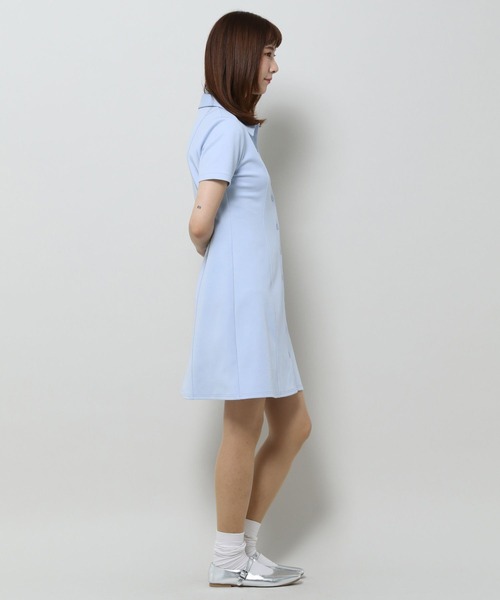 3.3 Field Trip （3.3フィールドトリップ）の「3.3 Field Trip／シャツカットミニワンピース（ワンピース・レディース・ブラック/ブルー・FREE）」の18枚目の写真