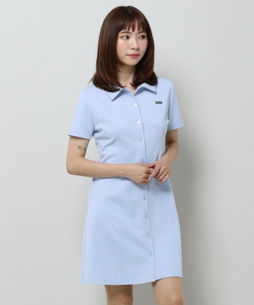 3.3 Field Trip （3.3フィールドトリップ）の「3.3 Field Trip／シャツカットミニワンピース（ワンピース・レディース・ブラック/ブルー・FREE）」の16枚目の写真