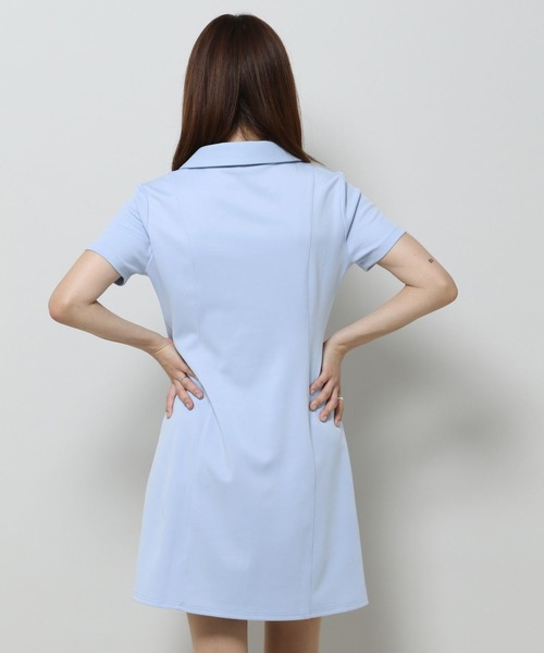 3.3 Field Trip （3.3フィールドトリップ）の「3.3 Field Trip／シャツカットミニワンピース（ワンピース・レディース・ブラック/ブルー・FREE）」の14枚目の写真