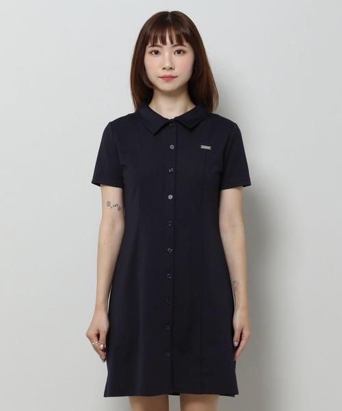 3.3 Field Trip （3.3フィールドトリップ）の「3.3 Field Trip／シャツカットミニワンピース（ワンピース・レディース・ブラック/ブルー・FREE）」の12枚目の写真