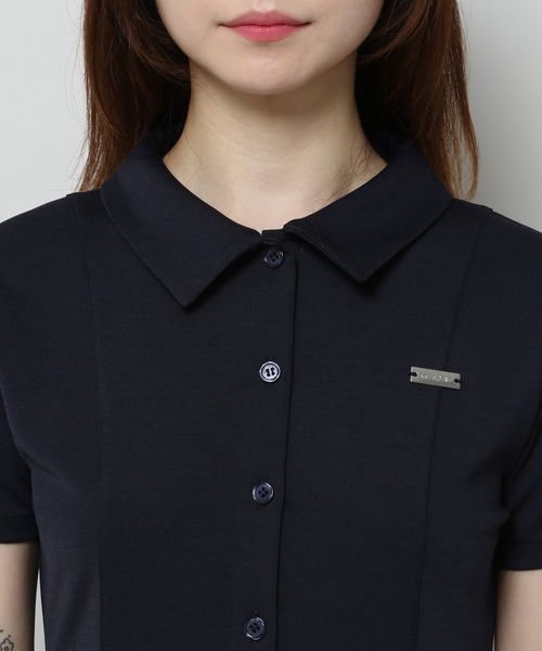 3.3 Field Trip （3.3フィールドトリップ）の「3.3 Field Trip／シャツカットミニワンピース（ワンピース・レディース・ブラック/ブルー・FREE）」の9枚目の写真