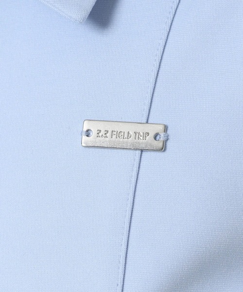 3.3 Field Trip （3.3フィールドトリップ）の「3.3 Field Trip／シャツカットミニワンピース（ワンピース・レディース・ブラック/ブルー・FREE）」の4枚目の写真