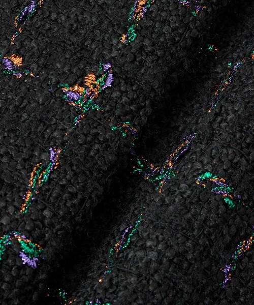 セール】【LOULOU WILLOUGHBY】CAMPOREラメツイードベアワンピース