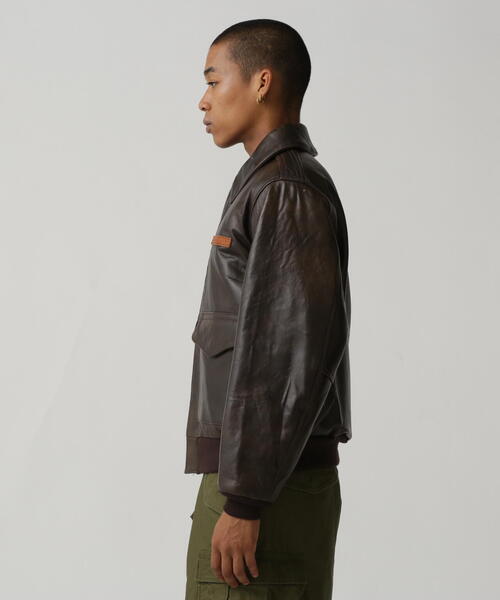 A-2 FLIGHT JACKET ANTIQUE LAMB / A-2 フライトジャケット