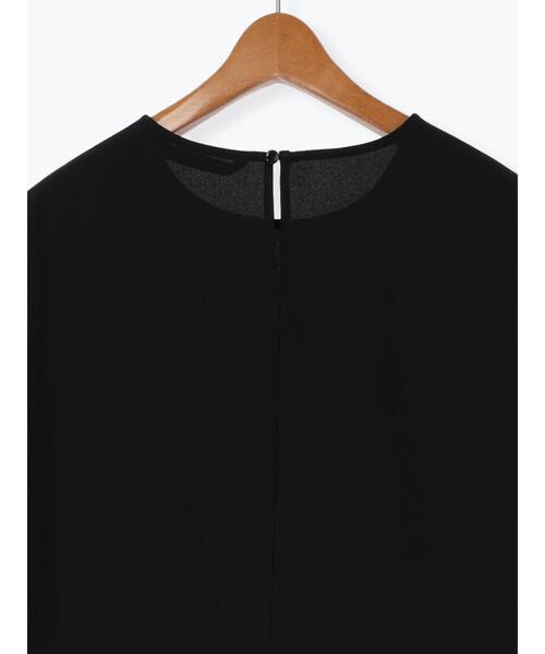 Lugnoncure（ルノンキュール）の「インナー付半袖シアーワンピース（ワンピース・レディース・ブラック/チャコールグレー/ブラウン・F）」の14枚目の写真