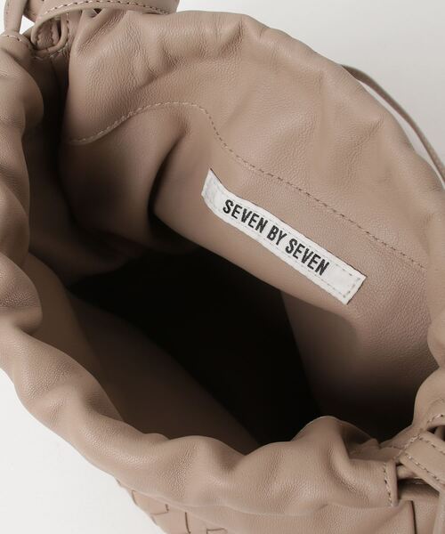 SEVEN BY SEVEN（セブンバイセブン）の「SEVEN BY SEVEN/セブン バイ セブン Leather Pochette -Sheep Leather Shoulder Bag ショルダーバック（ショルダーバッグ・レディース・ブラウン/ブラック・FREE）」の21枚目の写真