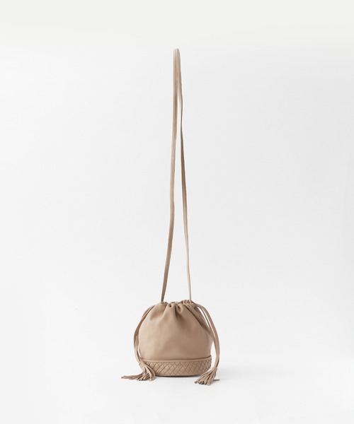 SEVEN BY SEVEN（セブンバイセブン）の「SEVEN BY SEVEN/セブン バイ セブン Leather Pochette -Sheep Leather Shoulder Bag ショルダーバック（ショルダーバッグ・レディース・ブラウン/ブラック・FREE）」の19枚目の写真