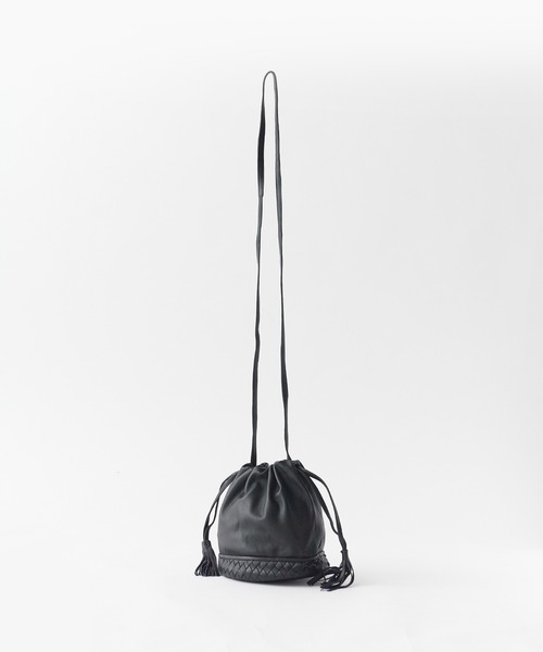 SEVEN BY SEVEN（セブンバイセブン）の「SEVEN BY SEVEN/セブン バイ セブン Leather Pochette -Sheep Leather Shoulder Bag ショルダーバック（ショルダーバッグ・レディース・ブラウン/ブラック・FREE）」の3枚目の写真