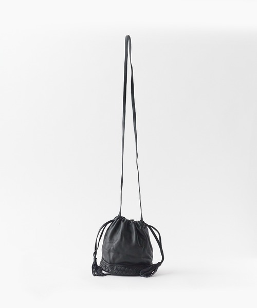 SEVEN BY SEVEN（セブンバイセブン）の「SEVEN BY SEVEN/セブン バイ セブン Leather Pochette -Sheep Leather Shoulder Bag ショルダーバック（ショルダーバッグ・レディース・ブラウン/ブラック・FREE）」の4枚目の写真