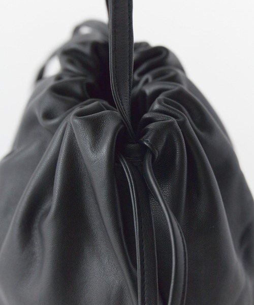 SEVEN BY SEVEN（セブンバイセブン）の「SEVEN BY SEVEN/セブン バイ セブン Leather Pochette -Sheep Leather Shoulder Bag ショルダーバック（ショルダーバッグ・レディース・ブラウン/ブラック・FREE）」の11枚目の写真