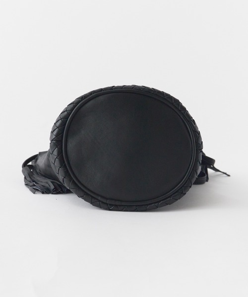 SEVEN BY SEVEN（セブンバイセブン）の「SEVEN BY SEVEN/セブン バイ セブン Leather Pochette -Sheep Leather Shoulder Bag ショルダーバック（ショルダーバッグ・レディース・ブラウン/ブラック・FREE）」の7枚目の写真