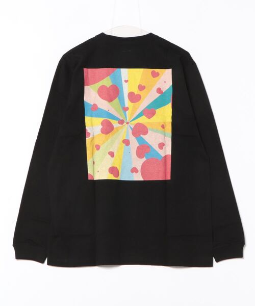 B.I.D.(ビーアイディー)の「《Spread Love》オリジナルプリント L/S T(Tシャツ/カットソー・レディース・ブラック/ホワイト・LARGE/MEDIUM)」の3枚目の写真
