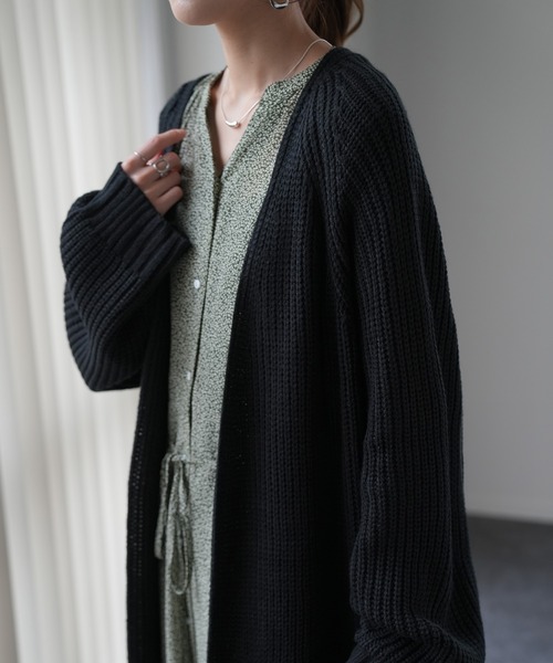 超ロングカーディガン（カーディガン/ボレロ）｜HUG.U（ハグユー）の