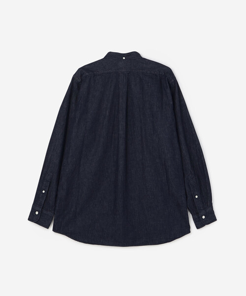 GYMPHLEX(ジムフレックス)の「Gymphlex | ライトデニム 長袖ボタンダウンシャツ MEN(シャツ/ブラウス・メンズ・インディゴブルー・XL/L/M)」の2枚目の写真