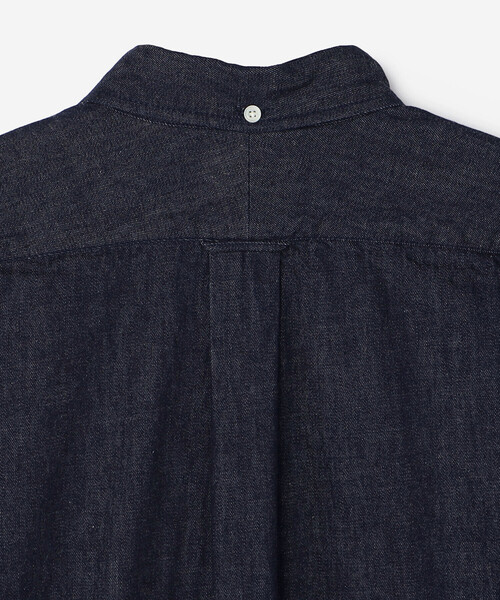 GYMPHLEX(ジムフレックス)の「Gymphlex | ライトデニム 長袖ボタンダウンシャツ MEN(シャツ/ブラウス・メンズ・インディゴブルー・XL/L/M)」の4枚目の写真