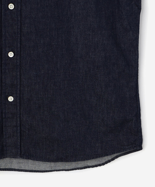 GYMPHLEX(ジムフレックス)の「Gymphlex | ライトデニム 長袖ボタンダウンシャツ MEN(シャツ/ブラウス・メンズ・インディゴブルー・XL/L/M)」の6枚目の写真