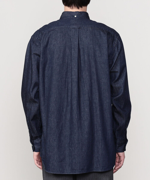 GYMPHLEX(ジムフレックス)の「Gymphlex | ライトデニム 長袖ボタンダウンシャツ MEN(シャツ/ブラウス・メンズ・インディゴブルー・XL/L/M)」の11枚目の写真