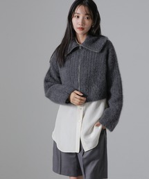 60s70s イエーガー カシミア カーディガン グレー 60s70s イエーガー カシミア カーディガン グレー