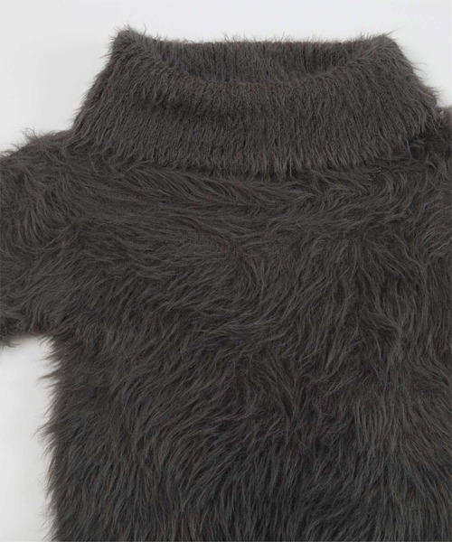 シャギーオフショルニット（ニット/セーター）｜miette（ミエット）