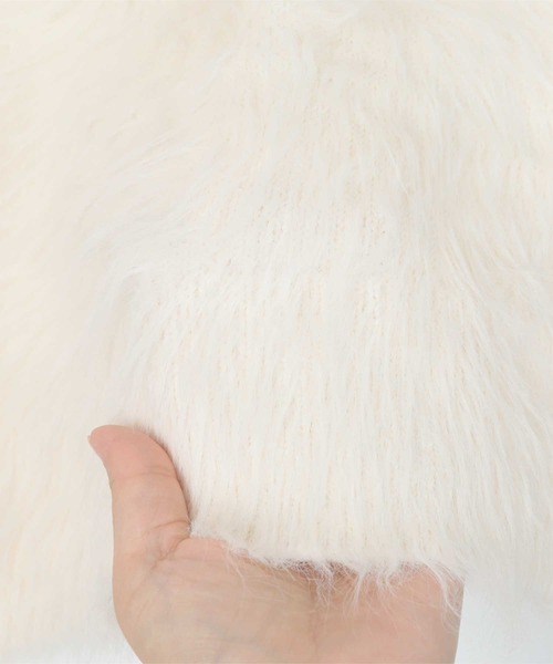 シャギーオフショルニット（ニット/セーター）｜miette（ミエット）