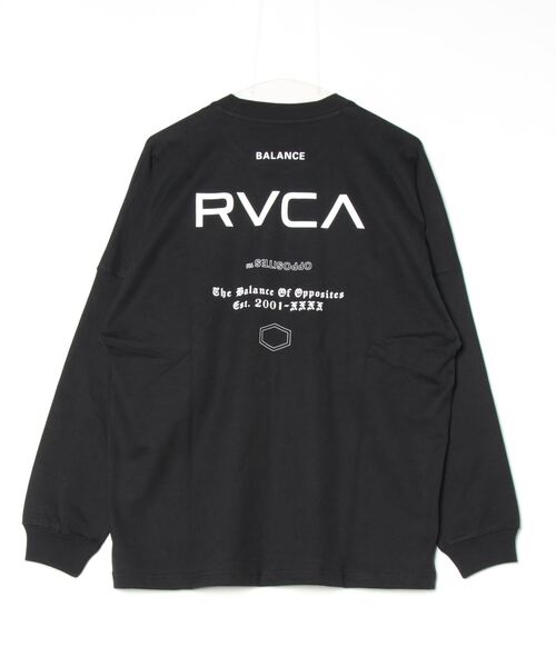 【ムラサキスポーツ限定】RVCA/ルーカ ロンTee ルーズシルエット バックプリント ユニセックス BE042-P08（Tシャツ/カットソー）｜RVCA（ルーカ）