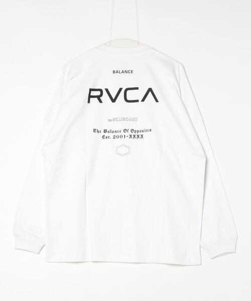 【ムラサキスポーツ限定】RVCA/ルーカ ロンTee ルーズシルエット バックプリント ユニセックス BE042-P08（Tシャツ/カットソー）｜RVCA（ルーカ）