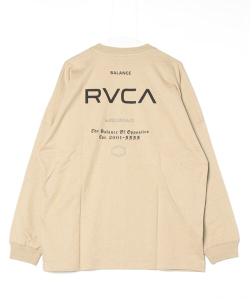【ムラサキスポーツ限定】RVCA/ルーカ ロンTee ルーズシルエット バックプリント ユニセックス BE042-P08（Tシャツ/カットソー）｜RVCA（ルーカ）
