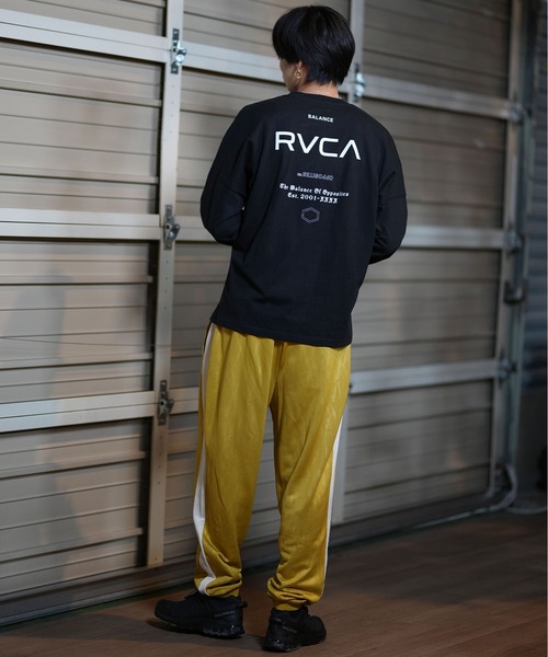 【ムラサキスポーツ限定】RVCA/ルーカ ロンTee ルーズシルエット バックプリント ユニセックス BE042-P08（Tシャツ/カットソー）｜RVCA（ルーカ）
