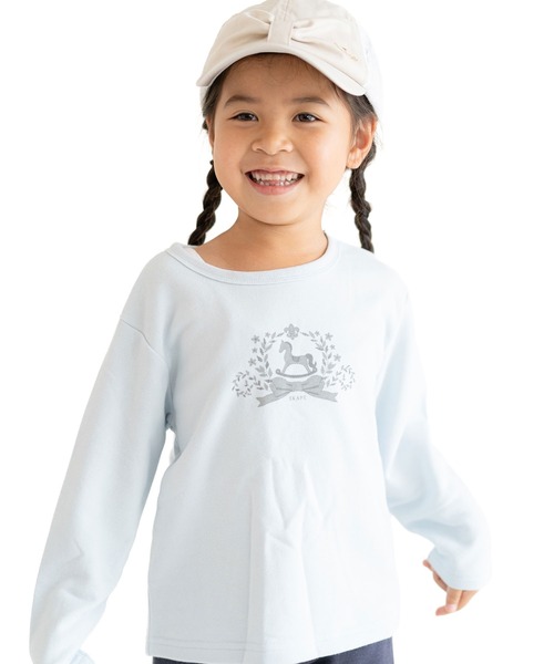 SKAPE（エスケープ）の「ｼﾞｮｼﾞﾌﾟﾁﾌﾟﾘﾄﾚｰﾅｰ（スウェット・キッズ・ブルー/イエロー/ピンク/ホワイト・110cm/100cm/90cm/80ｃｍ/130cm/120cm）」の2枚目の写真