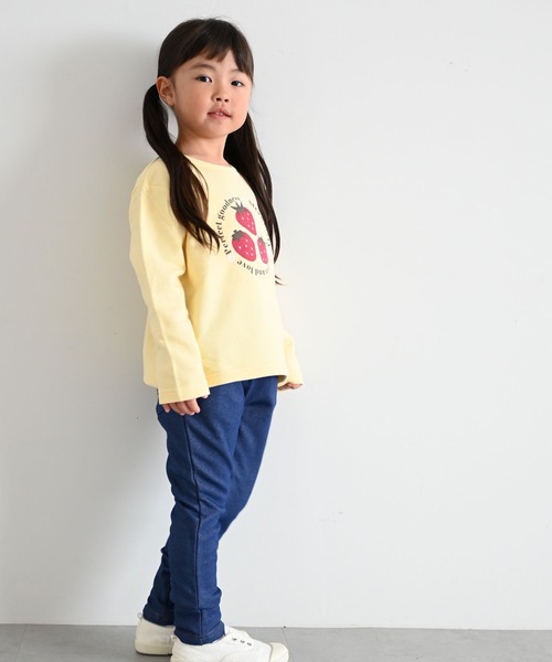 SKAPE（エスケープ）の「ｼﾞｮｼﾞﾌﾟﾁﾌﾟﾘﾄﾚｰﾅｰ（スウェット・キッズ・ブルー/イエロー/ピンク/ホワイト・110cm/100cm/90cm/80ｃｍ/130cm/120cm）」の12枚目の写真