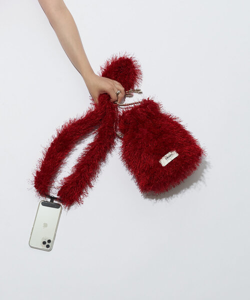 GRAIN（グレイン）の「【GRAIN/グレイン】モンスターファーミニショルダーバッグ（ショルダーバッグ・レディース・ブラック/レッド/ブラウン/ベージュ/イエロー・FREE）」の5枚目の写真