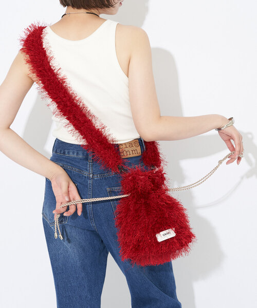 GRAIN（グレイン）の「【GRAIN/グレイン】モンスターファーミニショルダーバッグ（ショルダーバッグ・レディース・ブラック/レッド/ブラウン/ベージュ/イエロー・FREE）」の10枚目の写真