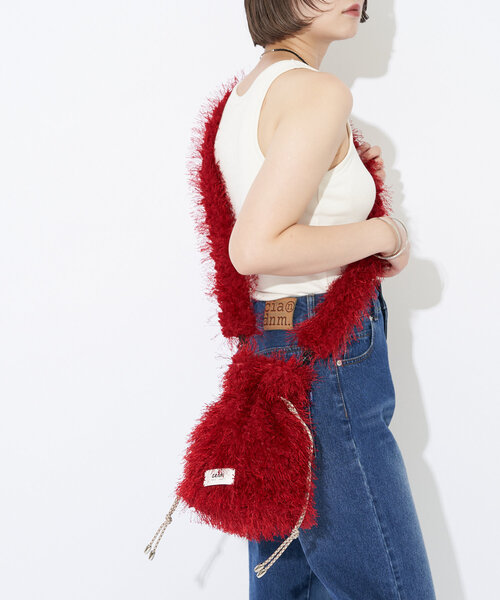 GRAIN（グレイン）の「【GRAIN/グレイン】モンスターファーミニショルダーバッグ（ショルダーバッグ・レディース・ブラック/レッド/ブラウン/ベージュ/イエロー・FREE）」の11枚目の写真