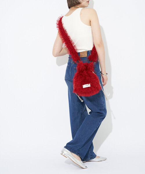 GRAIN（グレイン）の「【GRAIN/グレイン】モンスターファーミニショルダーバッグ（ショルダーバッグ・レディース・ブラック/レッド/ブラウン/ベージュ/イエロー・FREE）」の14枚目の写真