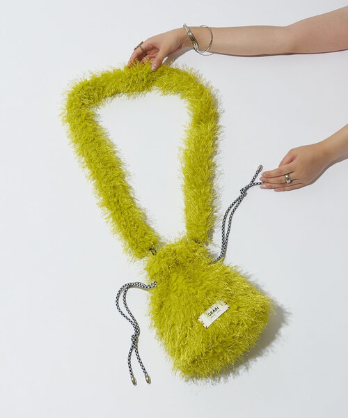 GRAIN（グレイン）の「【GRAIN/グレイン】モンスターファーミニショルダーバッグ（ショルダーバッグ・レディース・ブラック/レッド/ブラウン/ベージュ/イエロー・FREE）」の6枚目の写真