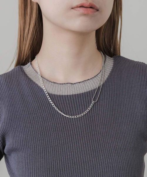 SMELLY(スメリー)の「ボールキヘイチェーンキリカエネックレス(ネックレス・レディース・シルバー・-)」の1枚目の写真