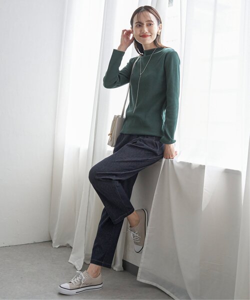 ikka(イッカ)の「前後2WAY三角テレコプルオーバー(Tシャツ/カットソー・レディース・ライトグレー/レッド系その他/オフホワイト/グレー/ダークグリーン/ブラック・S/M/L)」の17枚目の写真