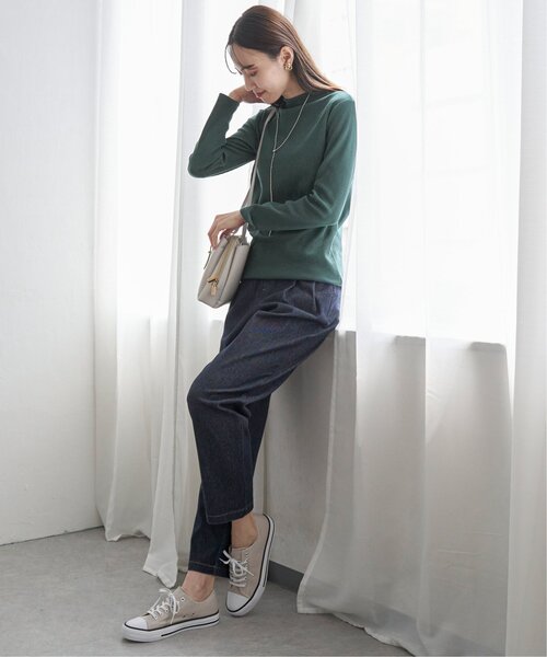 ikka(イッカ)の「前後2WAY三角テレコプルオーバー(Tシャツ/カットソー・レディース・ライトグレー/レッド系その他/オフホワイト/グレー/ダークグリーン/ブラック・S/M/L)」の18枚目の写真