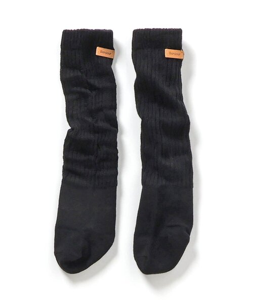 apres les cours（アプレレクール）の「くしゅくしゅベビールーズソックス（ベビーシューズ/ベビーソックス・キッズ・アイボリー/ブラック・12/9）」の8枚目の写真