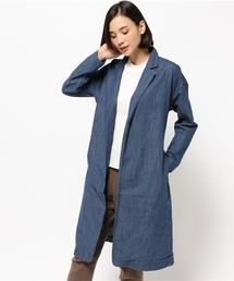 koe | ライトデニムダウンコート(デニムジャケット)