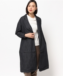 koe | ライトデニムダウンコート(デニムジャケット)