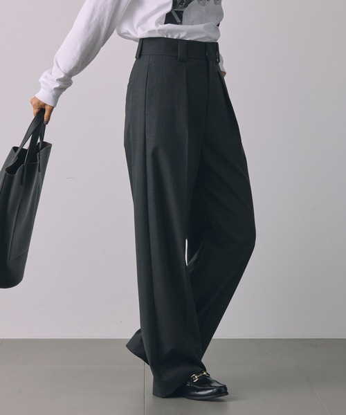 【セール】梳毛スラックスパンツ（スラックス）｜BABYLONE（バビロン）