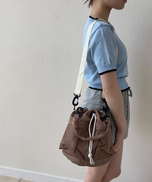 NOLITA LABORATORY（ノリータラボラトリー）の「【 NOLITA / ノリータ 】2Way ショルダーバッグ ハンドバッグにもなる ワンショルダーバッグ（ショルダーバッグ・レディース・アイボリー/ベージュ/ブラック・FREE）」の7枚目の写真