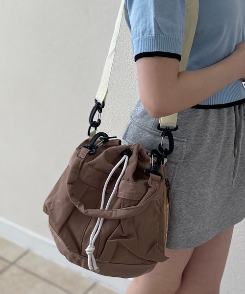 NOLITA LABORATORY（ノリータラボラトリー）の「【 NOLITA / ノリータ 】2Way ショルダーバッグ ハンドバッグにもなる ワンショルダーバッグ（ショルダーバッグ・レディース・アイボリー/ベージュ/ブラック・FREE）」の8枚目の写真