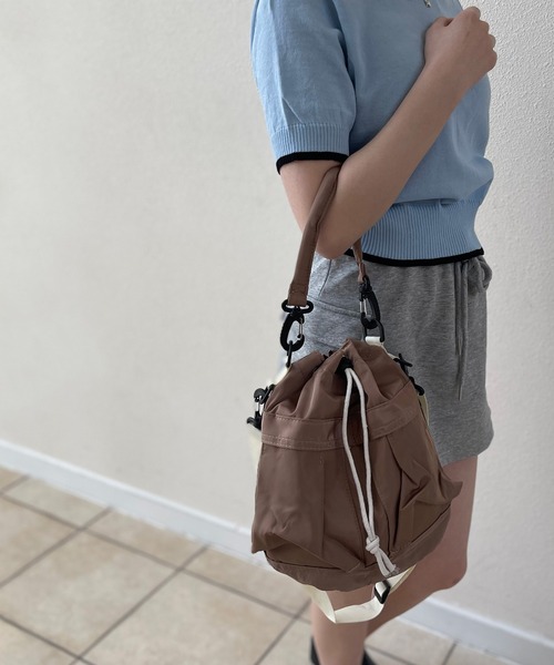 NOLITA LABORATORY（ノリータラボラトリー）の「【 NOLITA / ノリータ 】2Way ショルダーバッグ ハンドバッグにもなる ワンショルダーバッグ（ショルダーバッグ・レディース・アイボリー/ベージュ/ブラック・FREE）」の9枚目の写真