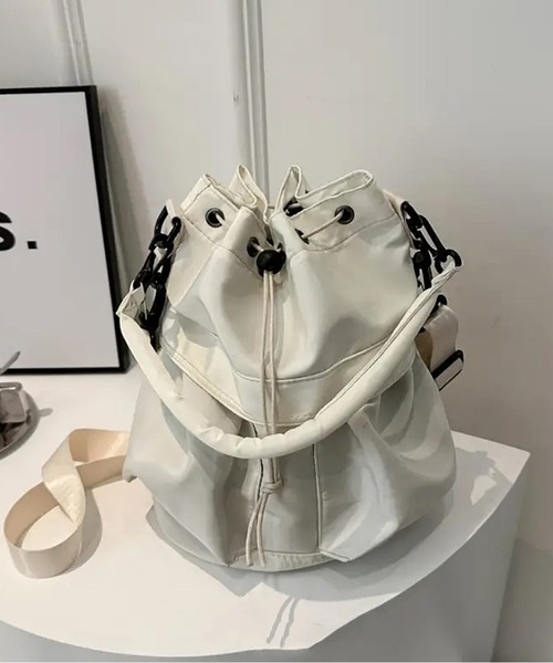 NOLITA LABORATORY（ノリータラボラトリー）の「【 NOLITA / ノリータ 】2Way ショルダーバッグ ハンドバッグにもなる ワンショルダーバッグ（ショルダーバッグ・レディース・アイボリー/ベージュ/ブラック・FREE）」の14枚目の写真